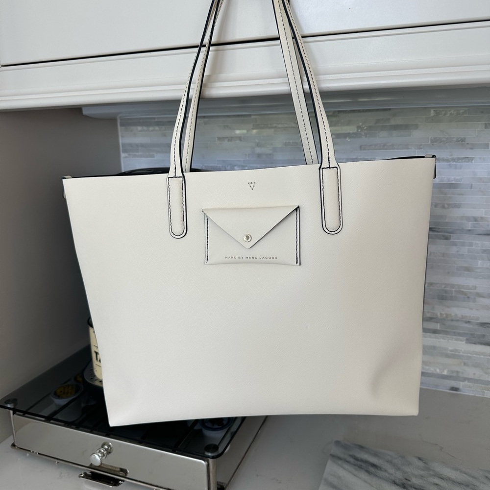 Marc by Marc Jacobs Cream Leather Accessory